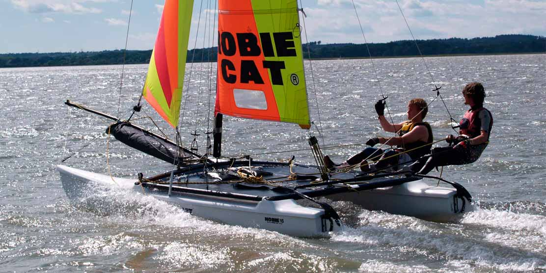 Рекорд скорости на парусном катамаране Hobie Cat